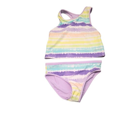 Eddie Bauer Youth Reversible 2 Piece Swim Girls Medium 10/12 Swimming Summer - Picture 1 of 12